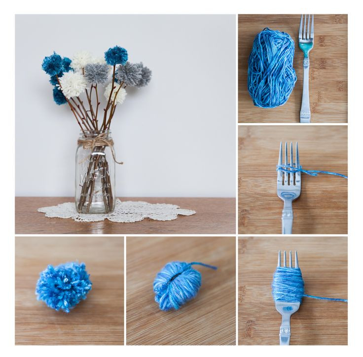 Best ideas about DIY Baby Shower Decorations For A Boy
. Save or Pin Unglued DIY PomPoms Using a Fork and Yarn Now.