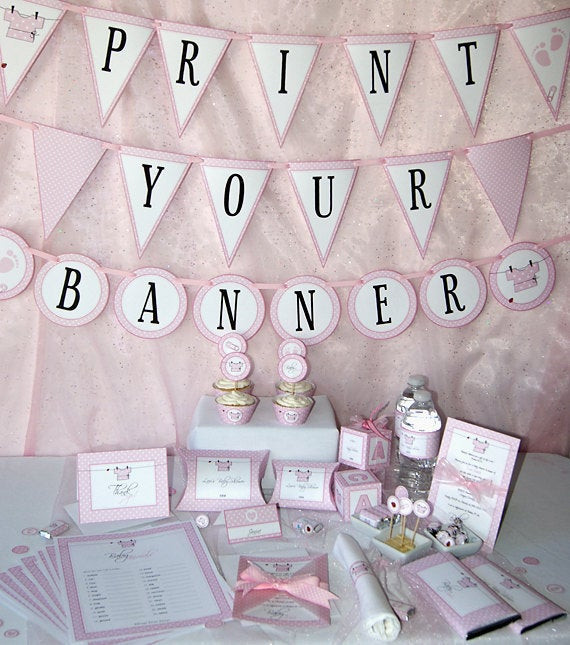 Best ideas about DIY Baby Shower Decorations For A Girl
. Save or Pin Baby Shower Printables Baby Girl Pink DIY by PressPrintParty Now.