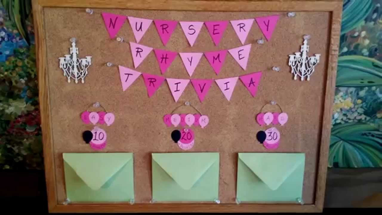 Best ideas about DIY Baby Shower Games
. Save or Pin DIY baby shower games Nursery Rhyme Trivia Now.