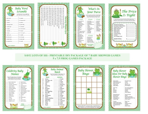 Best ideas about DIY Baby Shower Games
. Save or Pin Frog Baby Shower Games DIY Frog Games Printable Frog Baby Now.