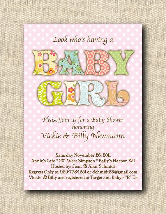 Best ideas about DIY Baby Shower Invitations For Girl
. Save or Pin Baby Girl Shower Invitations DIY PRINTABLE Now.
