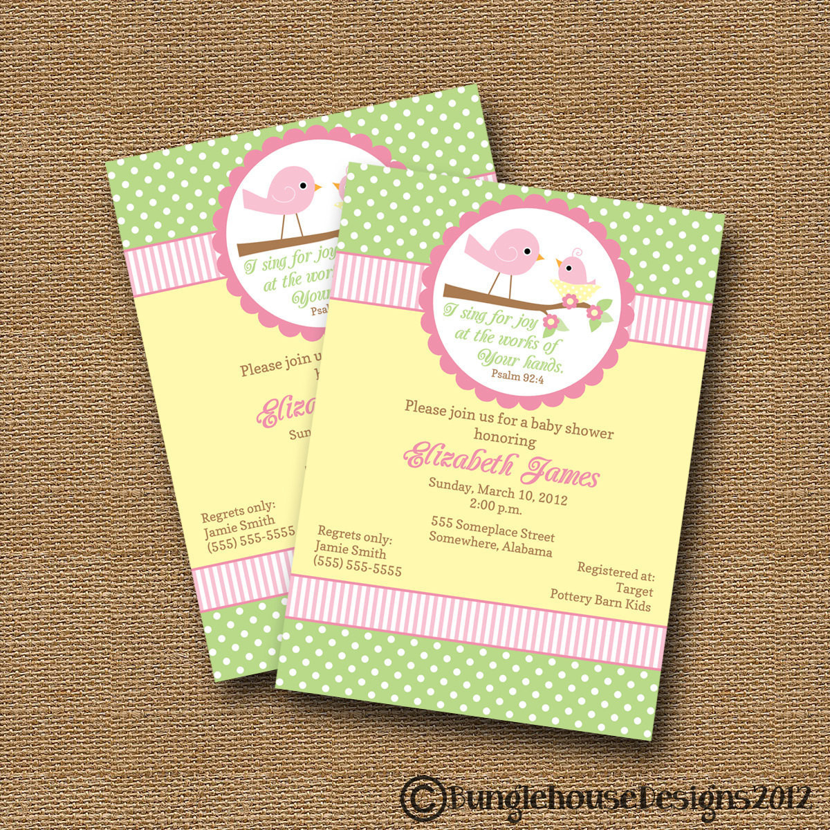 Best ideas about DIY Baby Shower Invitations
. Save or Pin Bird Baby Shower Invitation DIY PRINTABLE Baby Girl Christian Now.