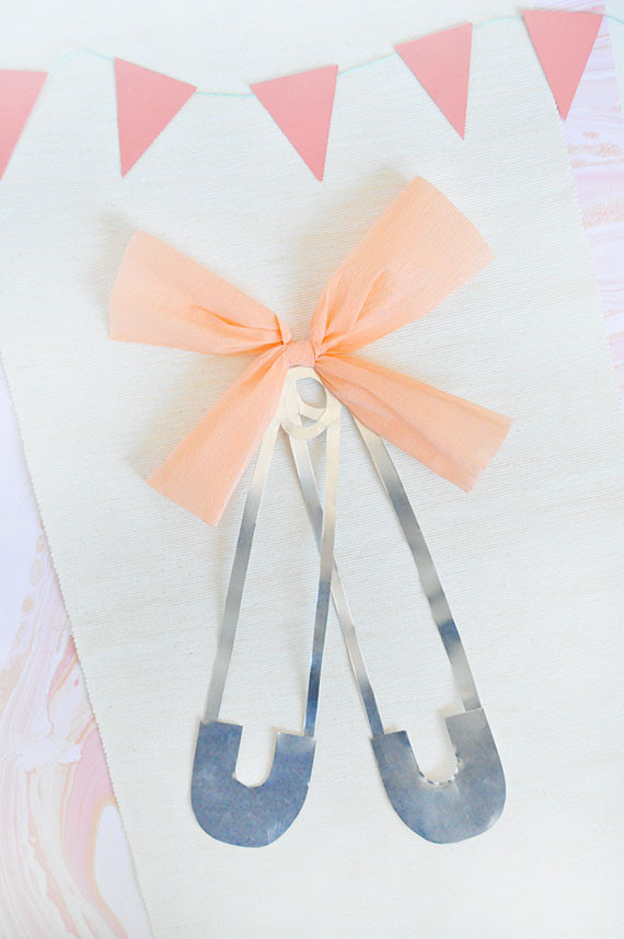 Best ideas about DIY Baby Shower Pins
. Save or Pin DIY Oversize Diaper Pins for a Baby Shower Now.