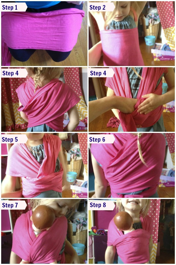 Best ideas about DIY Baby Sling Wrap
. Save or Pin Childs Baby Sling Carrier Teddy and Dolls 3 Size Choices Now.