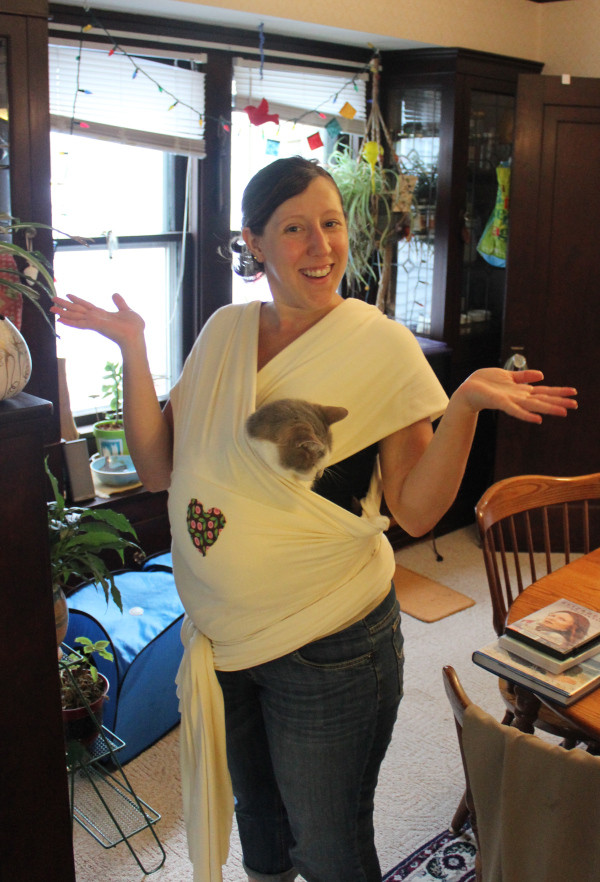 Best ideas about DIY Baby Sling Wrap
. Save or Pin Super Easy DIY Moby type Wrap for Baby Now.