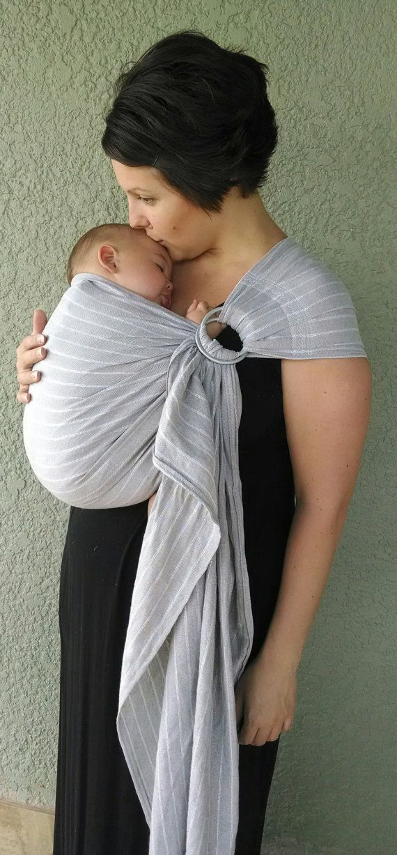 Best ideas about DIY Baby Slings
. Save or Pin Linen Blend Ring Sling Baby Carrier by CuteAwaking on Etsy Now.
