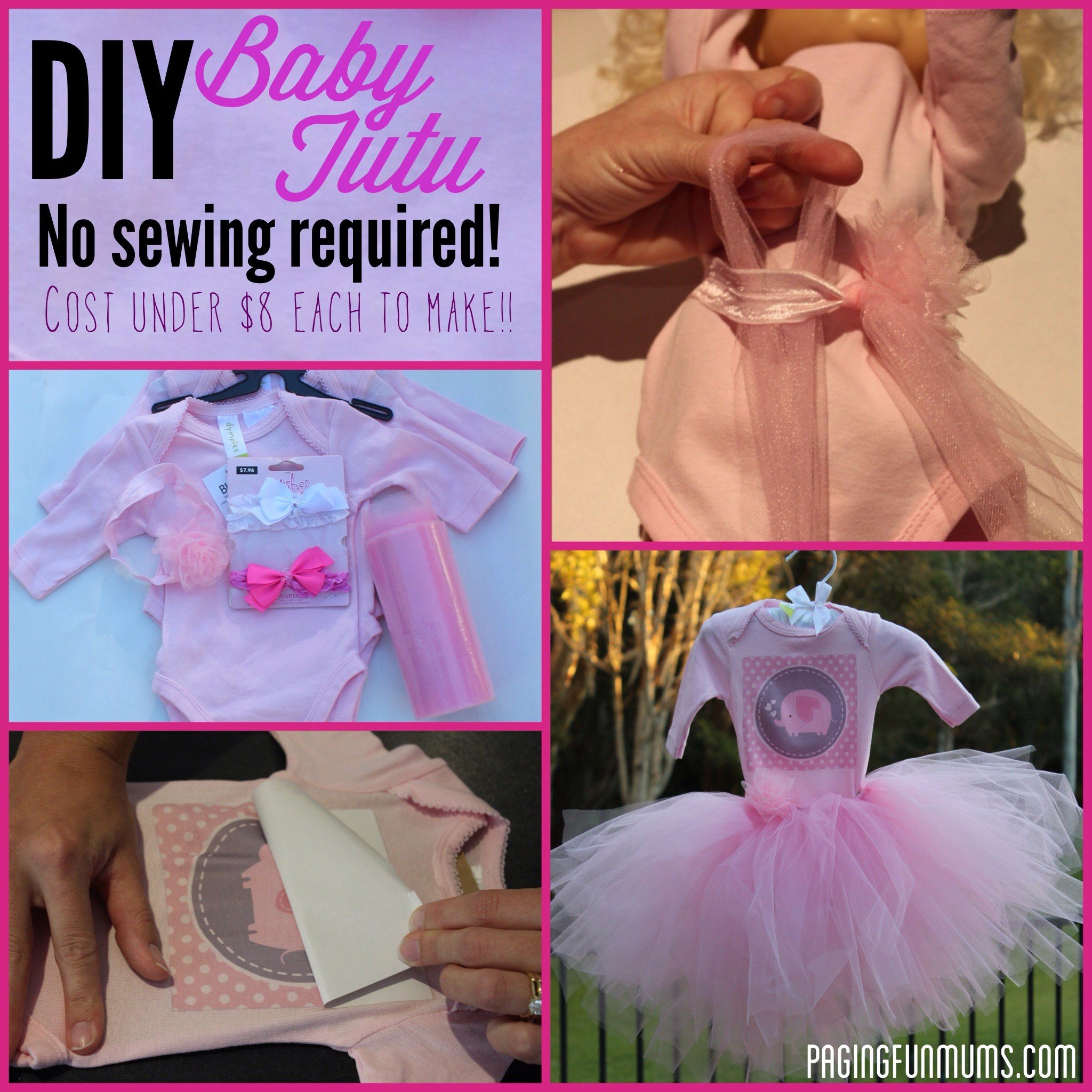 Best ideas about DIY Baby Tutu
. Save or Pin DIY Baby Tutu No Sewing Required Now.