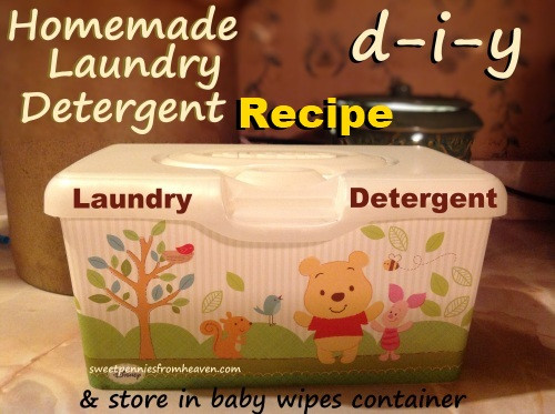 Best ideas about DIY Baby Wipes Container
. Save or Pin DIY Homemade Laundry Soap Powder ly 3 Ingre nts Now.