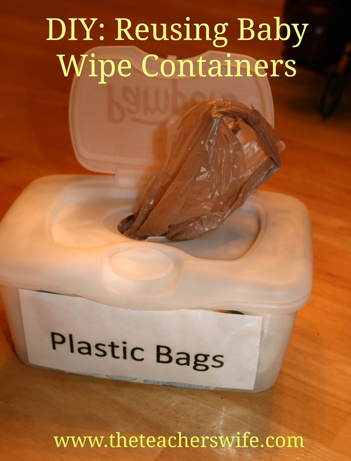 Best ideas about DIY Baby Wipes Container
. Save or Pin The Teacher s Wife DIY Reusing Baby Wipes Containers to Now.