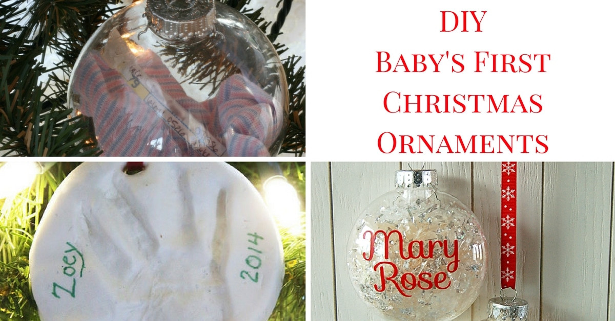 Best ideas about DIY Baby'S First Christmas Ornament
. Save or Pin DIY Baby’s First Christmas Ornaments Now.