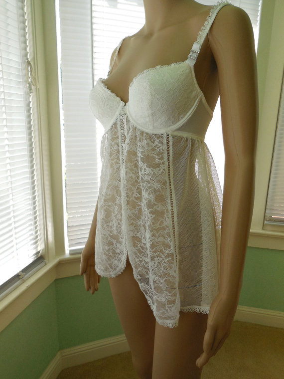Best ideas about DIY Babydoll Nightie
. Save or Pin Vintage VICTORIA S SECRET Babydoll Lingerie Sheer Babydoll Now.