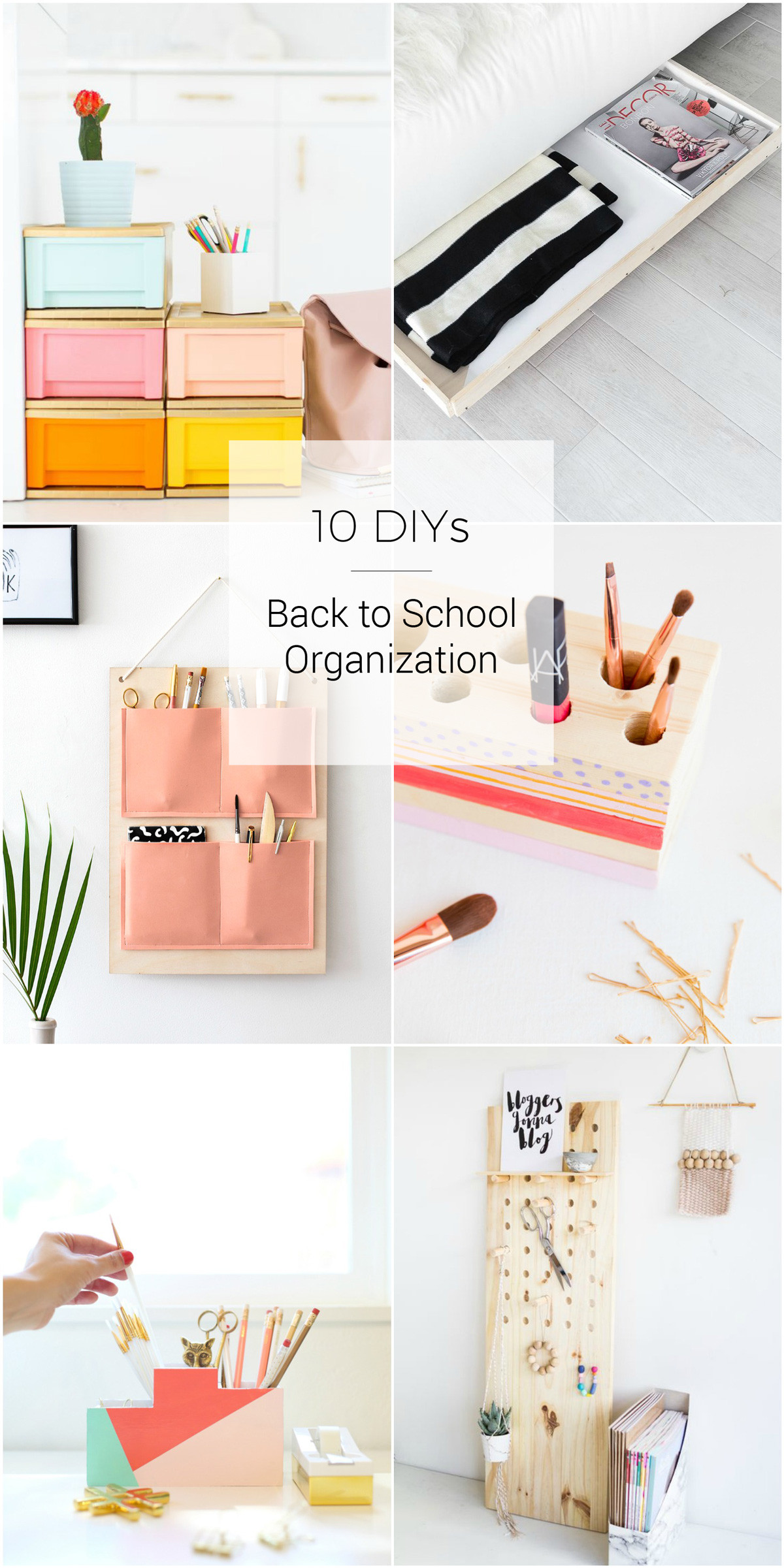 Best ideas about DIY Back To School Organization
. Save or Pin 10 DIY Ideas for Back to School Organization Now.