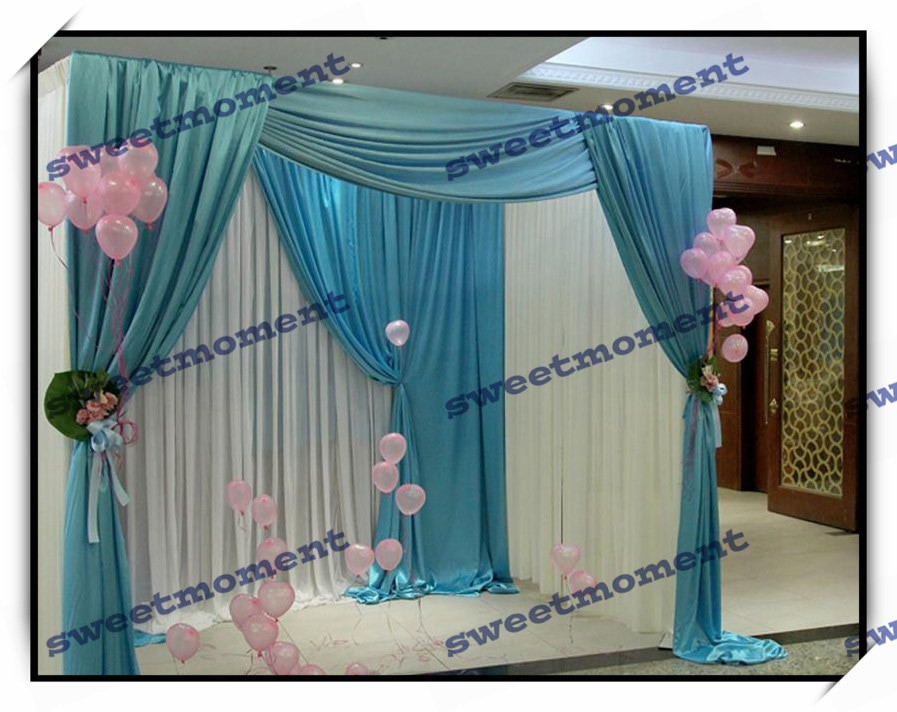 Best ideas about DIY Backdrop Stand For Wedding
. Save or Pin Aliexpress Buy Wedding canopy Curtain & wedding Now.