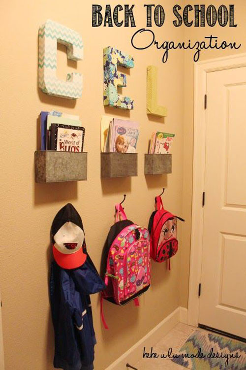 Best ideas about DIY Backpack Organizer
. Save or Pin 24 Back to School Organization Ideas Now.