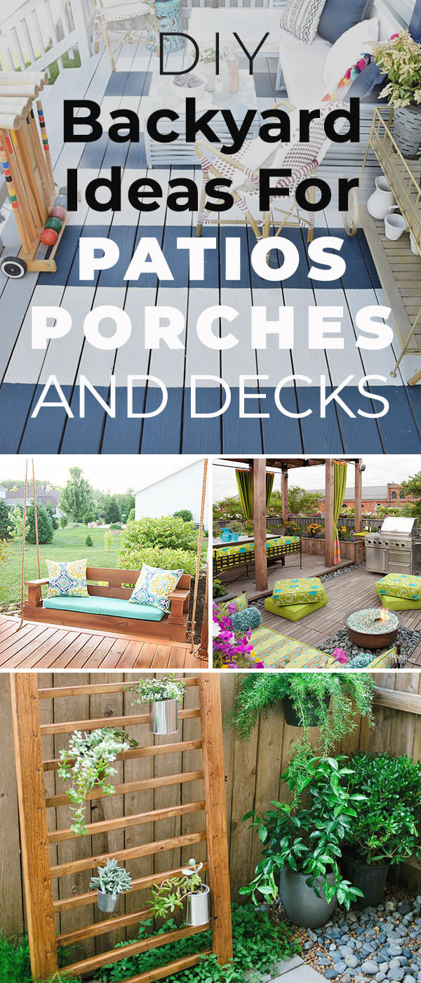 Best ideas about DIY Backyard Decks
. Save or Pin 12 DIY Backyard Ideas for Patios Porches and Decks • The Now.