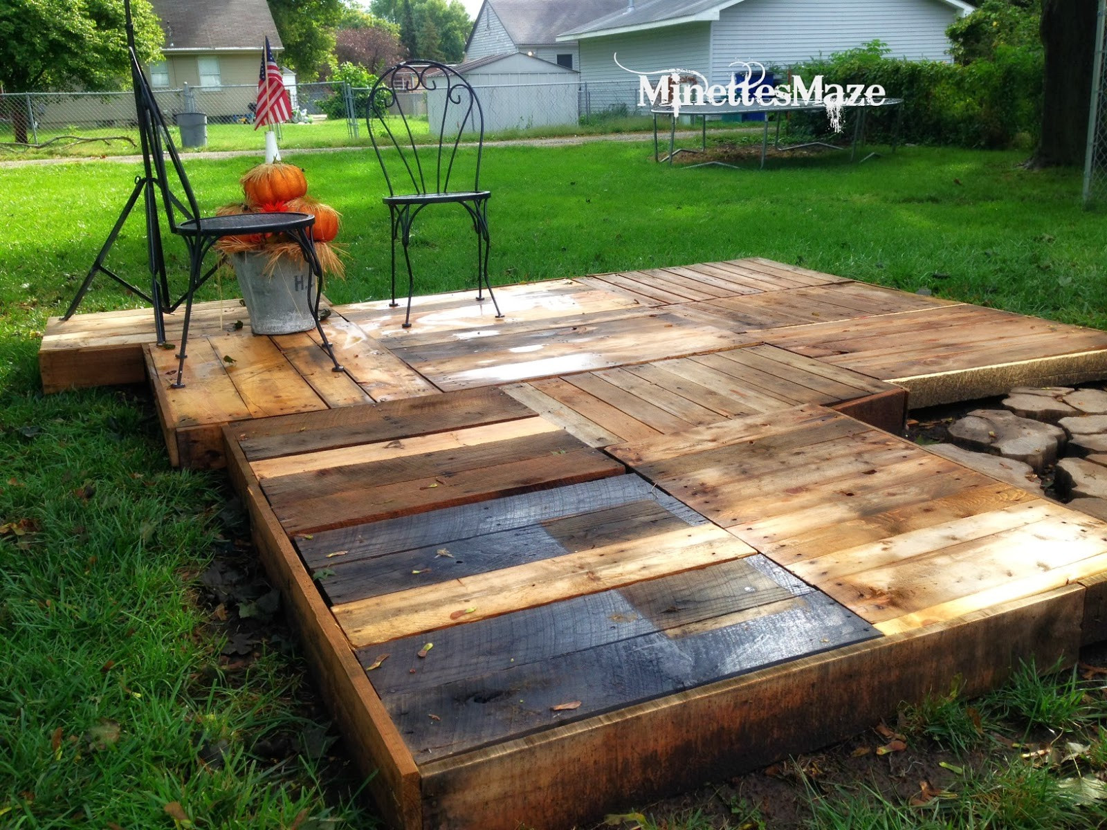 Best ideas about DIY Backyard Decks
. Save or Pin MinettesMaze DIY Pallet Deck Now.