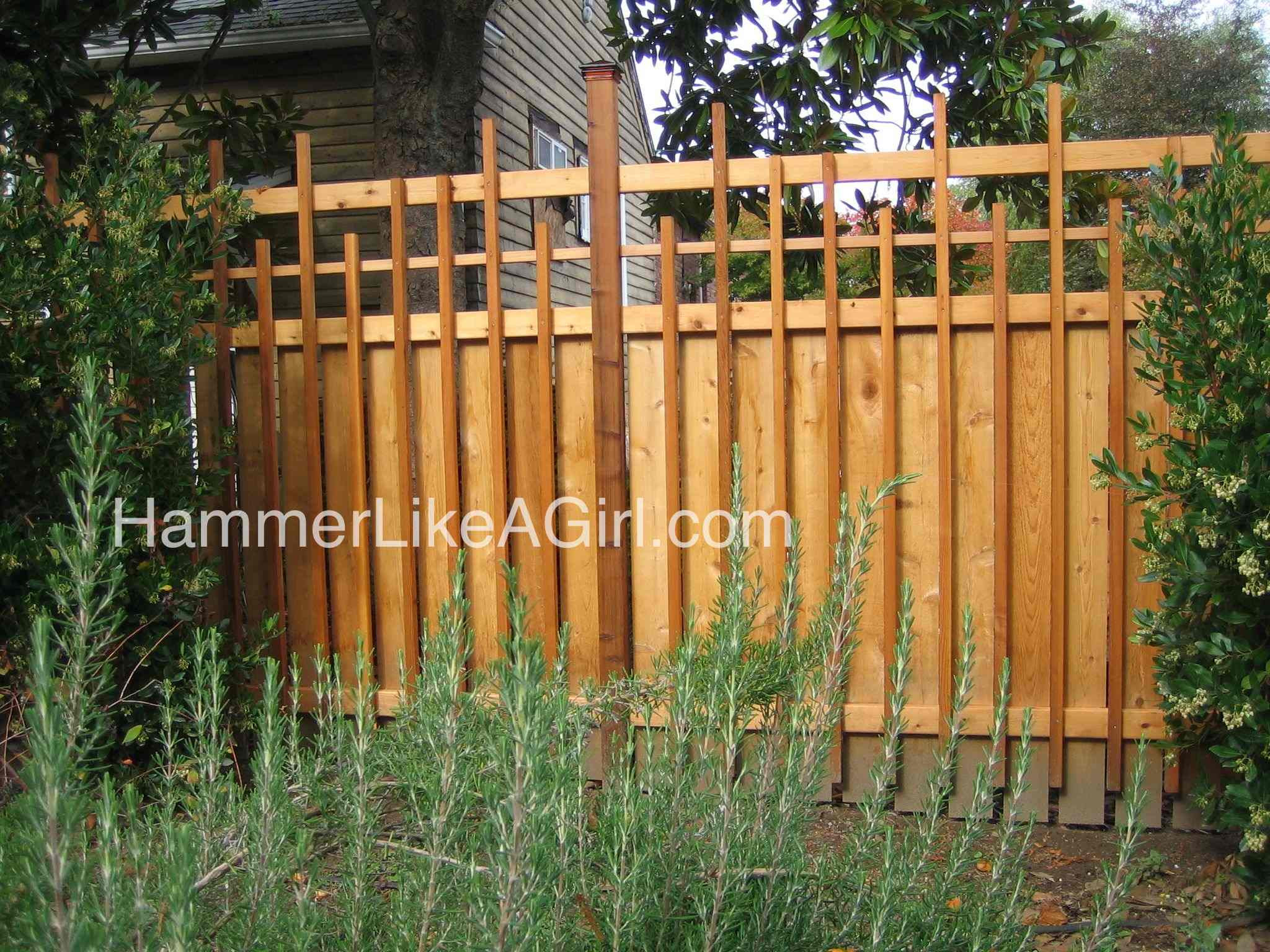 Best ideas about DIY Backyard Fence . Save or Pin DIY Arbor Fence Hammer Like a GirlHammer Like a Girl Now.