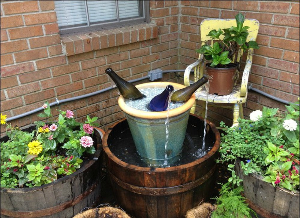 Best ideas about DIY Backyard Fountains
. Save or Pin Wine Bottle Fountain DIY Fountain Ideas 10 Creative Now.