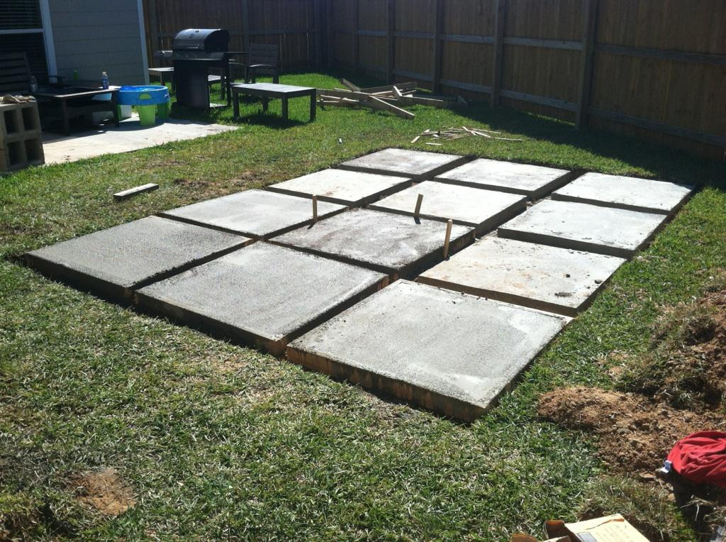 Best ideas about Diy Backyard Patio . Save or Pin A Roll Acosta Life DIY Backyard Patio Part 2 Now.