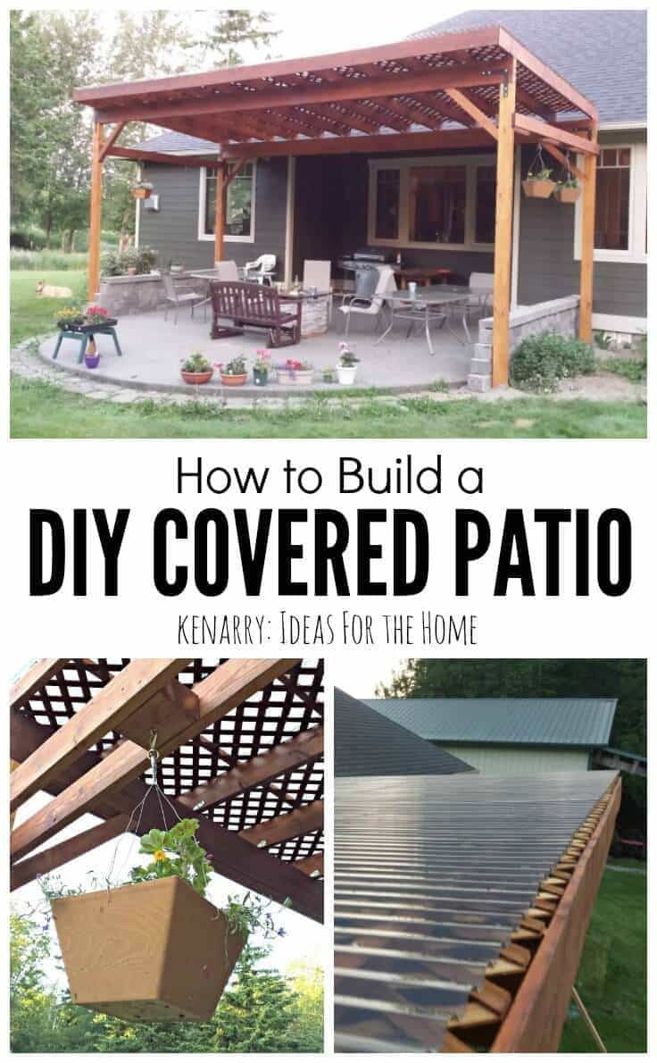 Best ideas about Diy Backyard Patio . Save or Pin How to Build a DIY Covered Patio Now.