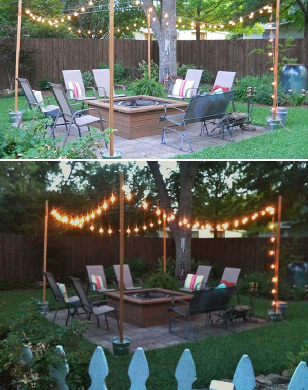 Best ideas about Diy Backyard Patio . Save or Pin 15 DIY Backyard and Patio Lighting Projects Now.