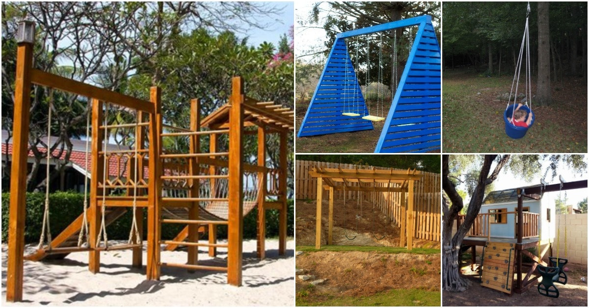 Best ideas about DIY Backyard Playground
. Save or Pin 26 DIY Swings That Turn Your Backyard Into A Playground Now.