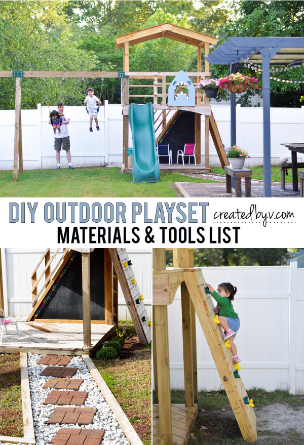 Best ideas about DIY Backyard Playset
. Save or Pin DIY Outdoor Playset Materials & Tools List created by v Now.