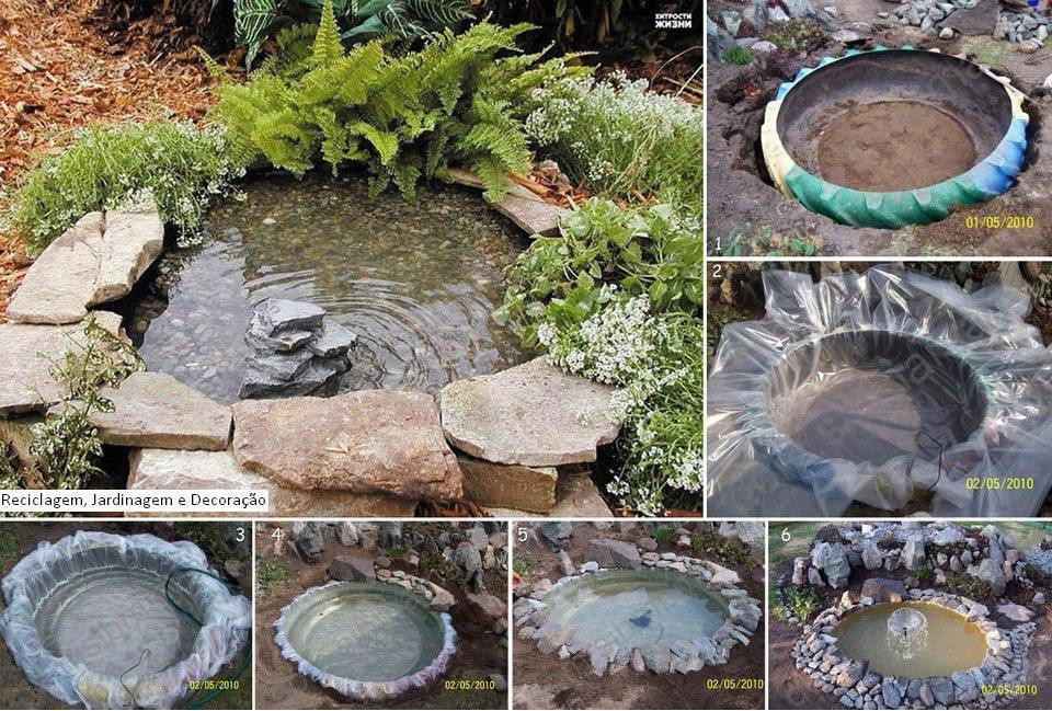 Best ideas about DIY Backyard Pond
. Save or Pin DIY Tractor Tire Garden Pond Now.