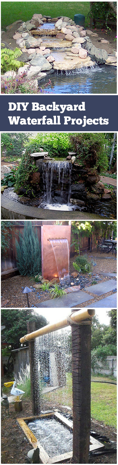 Best ideas about Diy Backyard Waterfall
. Save or Pin DIY Garden Waterfalls Bless My Weeds Now.