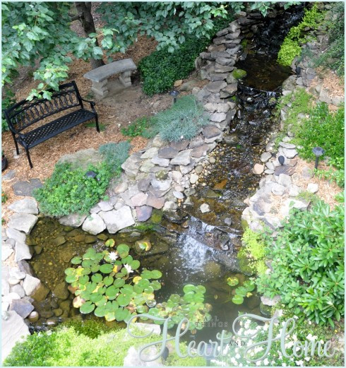 Best ideas about DIY Backyard Waterfalls
. Save or Pin DIY Backyard Waterfall & Pond All Things Heart and Home Now.