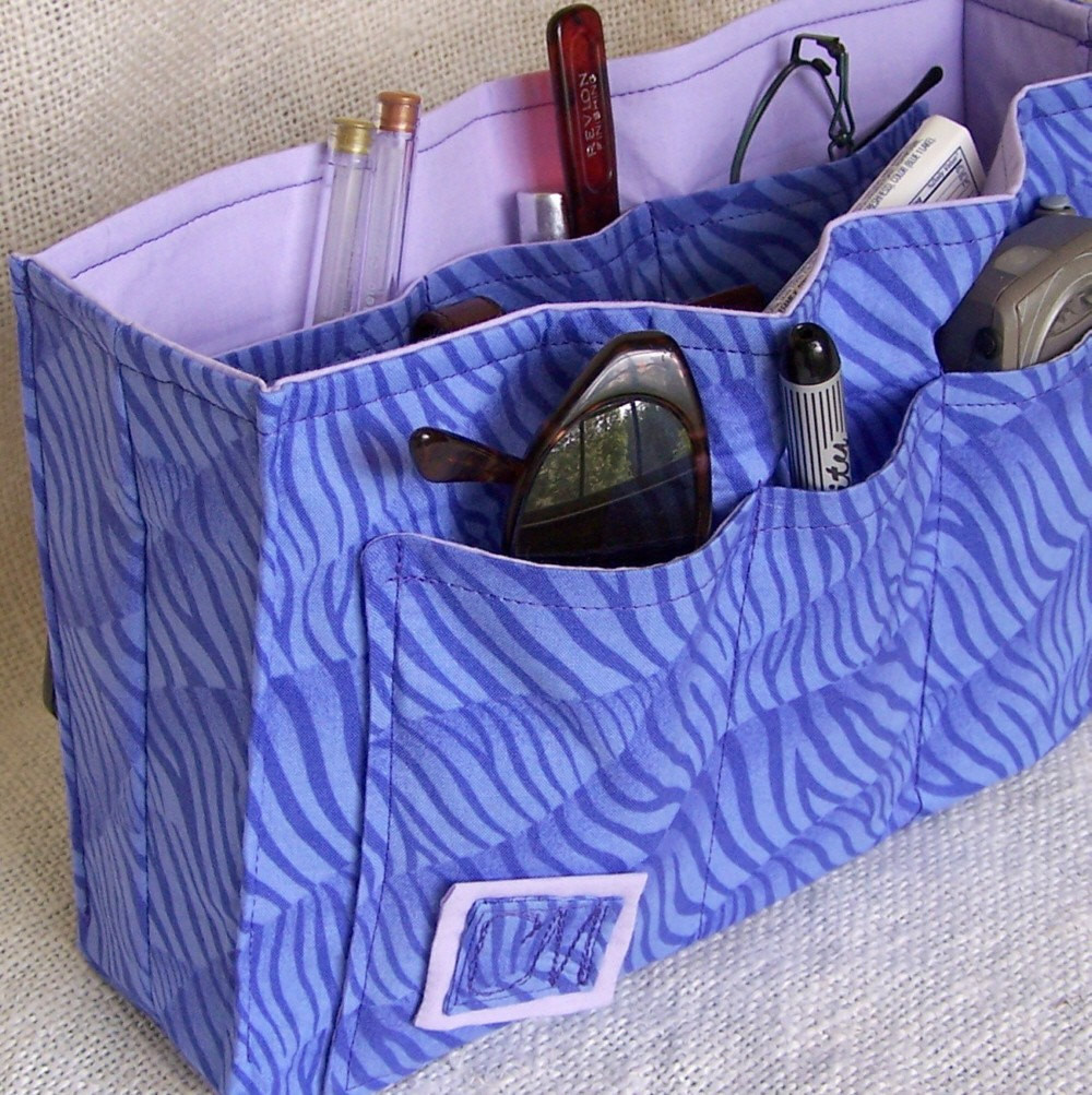 Best ideas about DIY Bag Organizer
. Save or Pin SALE DIY Purse Organizer Kit Blue Zebra by SweetbriarStudio Now.