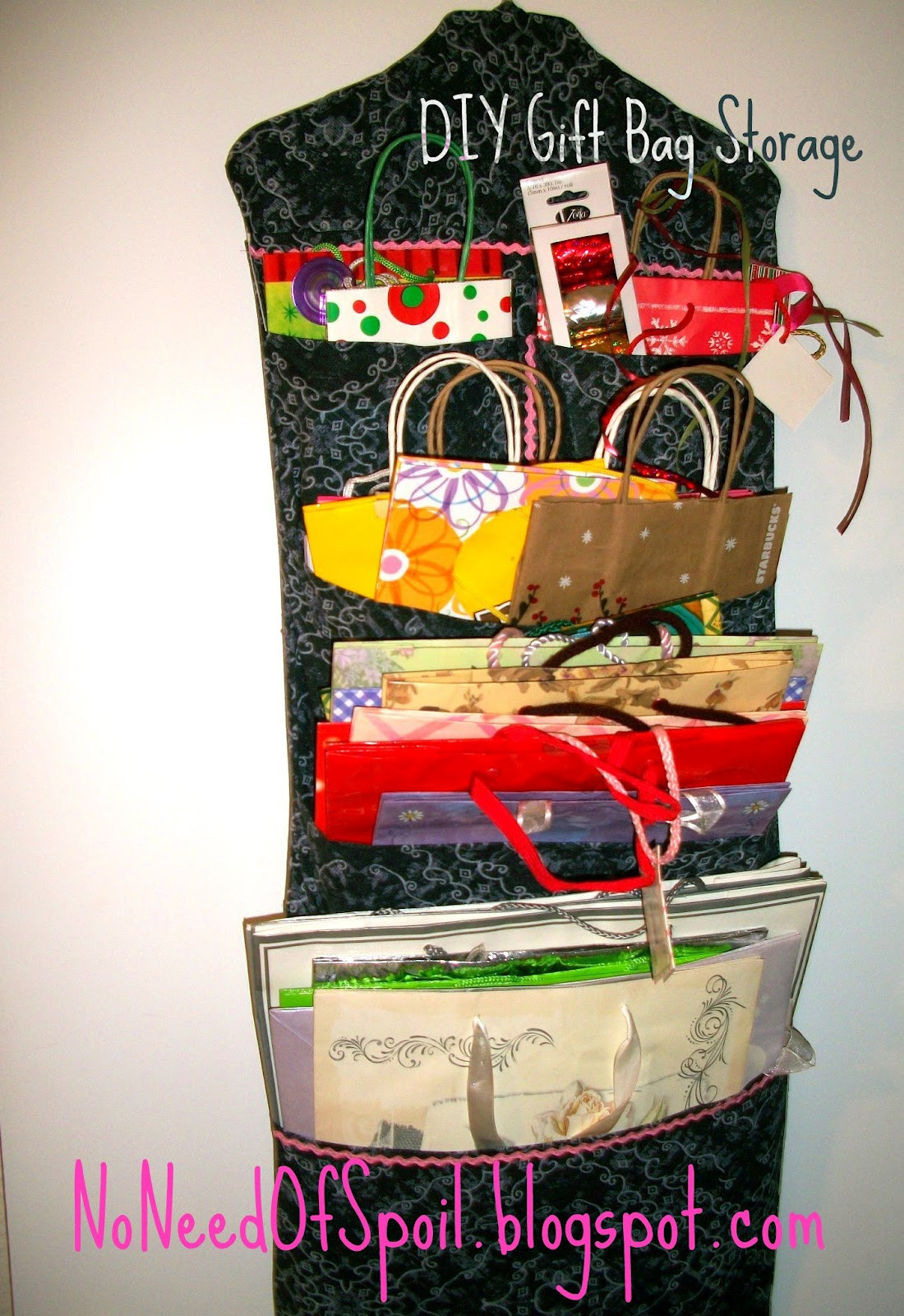 Best ideas about DIY Bag Organizer
. Save or Pin No Need Spoil DIY Gift Bag Storage Tutorial Now.