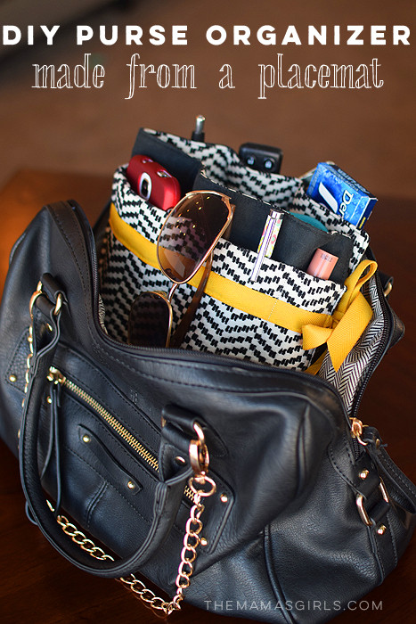 Best ideas about DIY Bags Organizer
. Save or Pin Do It Yourself Placemat Purse Organizer Now.
