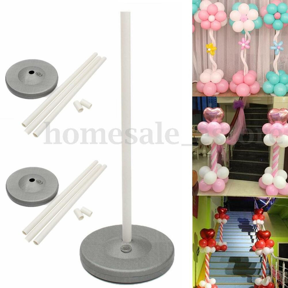 Best ideas about DIY Balloon Column Stand
. Save or Pin 4 Sets Balloon Column Base Stand Display Botton Birthday Now.