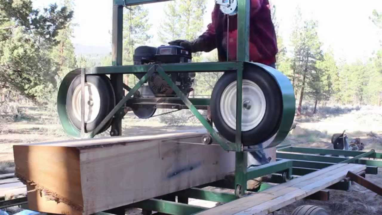 Best ideas about DIY Bandsaw Mill Kit
. Save or Pin Homemade Portable Sawmill Build pt 5 Country Living Now.