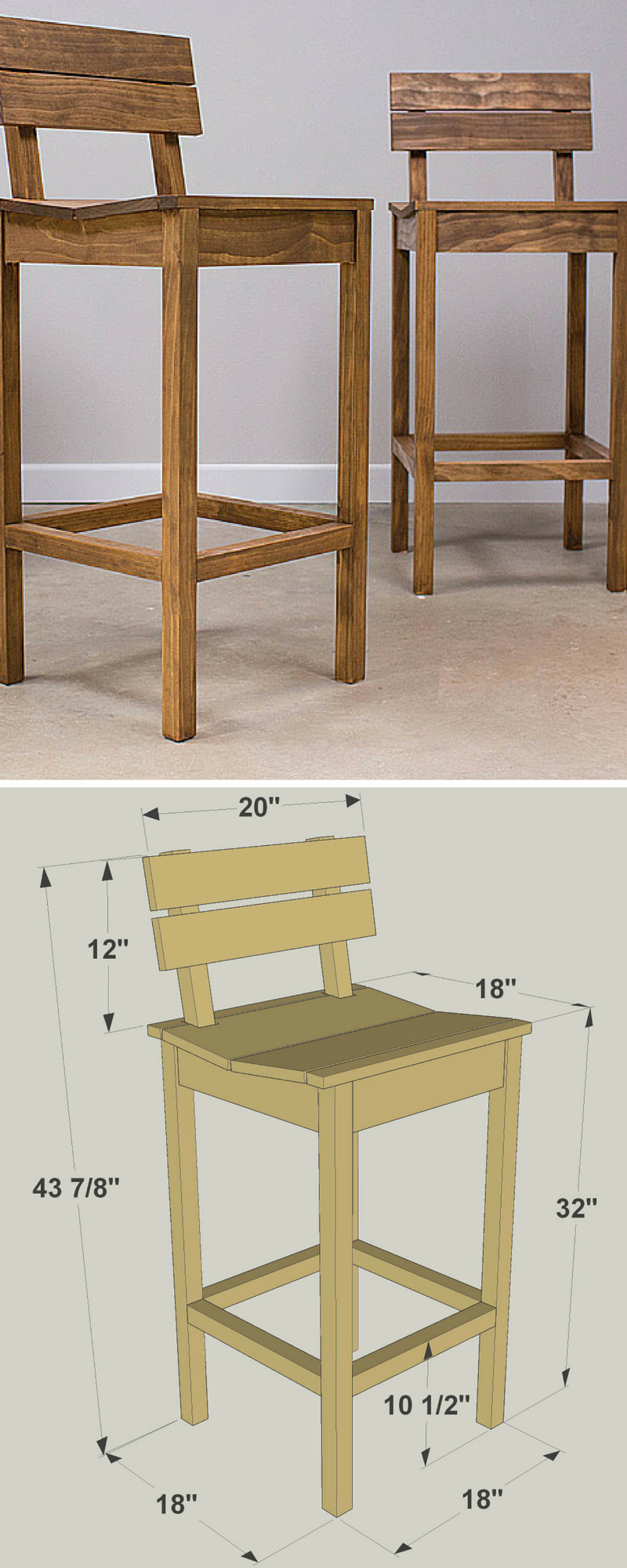 Best ideas about DIY Bar Stool Plans
. Save or Pin Beautiful Indoor & Outdoor Furniture & Crafting Plans Now.