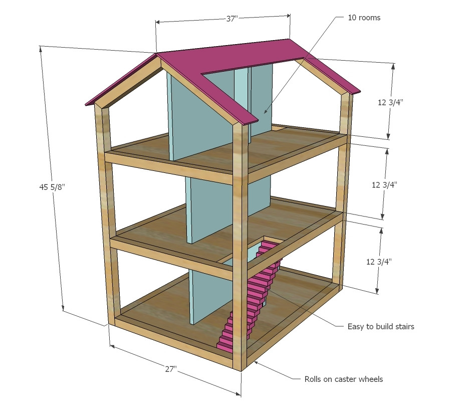 Best ideas about DIY Barbie House Plans
. Save or Pin Ana White Now.