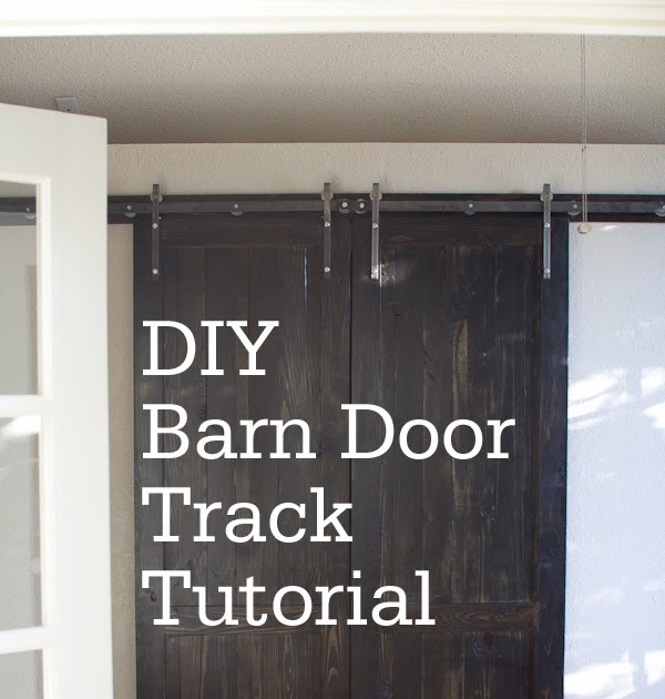 Best ideas about DIY Barn Door Track
. Save or Pin carline corduroys DIY Barn Door Track Tutorail Now.