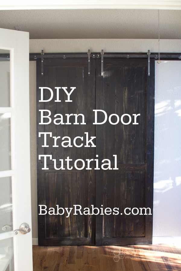 Best ideas about DIY Barn Door Track
. Save or Pin DIY Barn Door Track Tutorail Now.