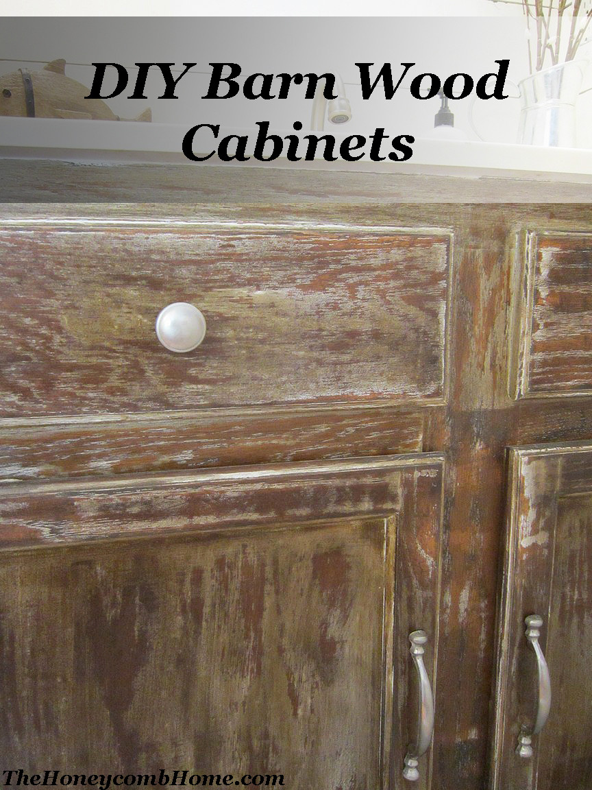 Best ideas about DIY Barn Wood
. Save or Pin DIY Barn Wood Cabinets The Honey b Home Now.