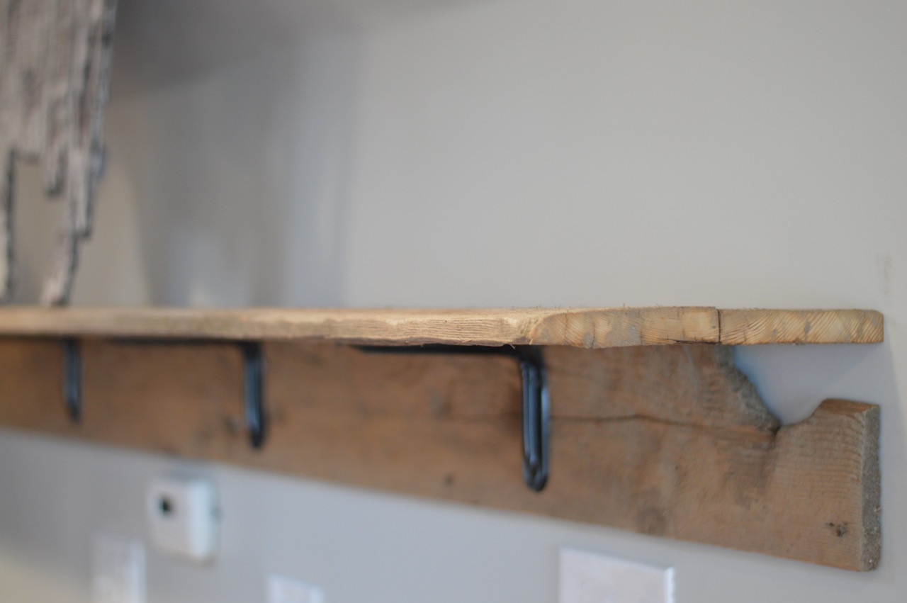 Best ideas about DIY Barn Wood Shelves
. Save or Pin How to make a unique barn wood shelf Now.