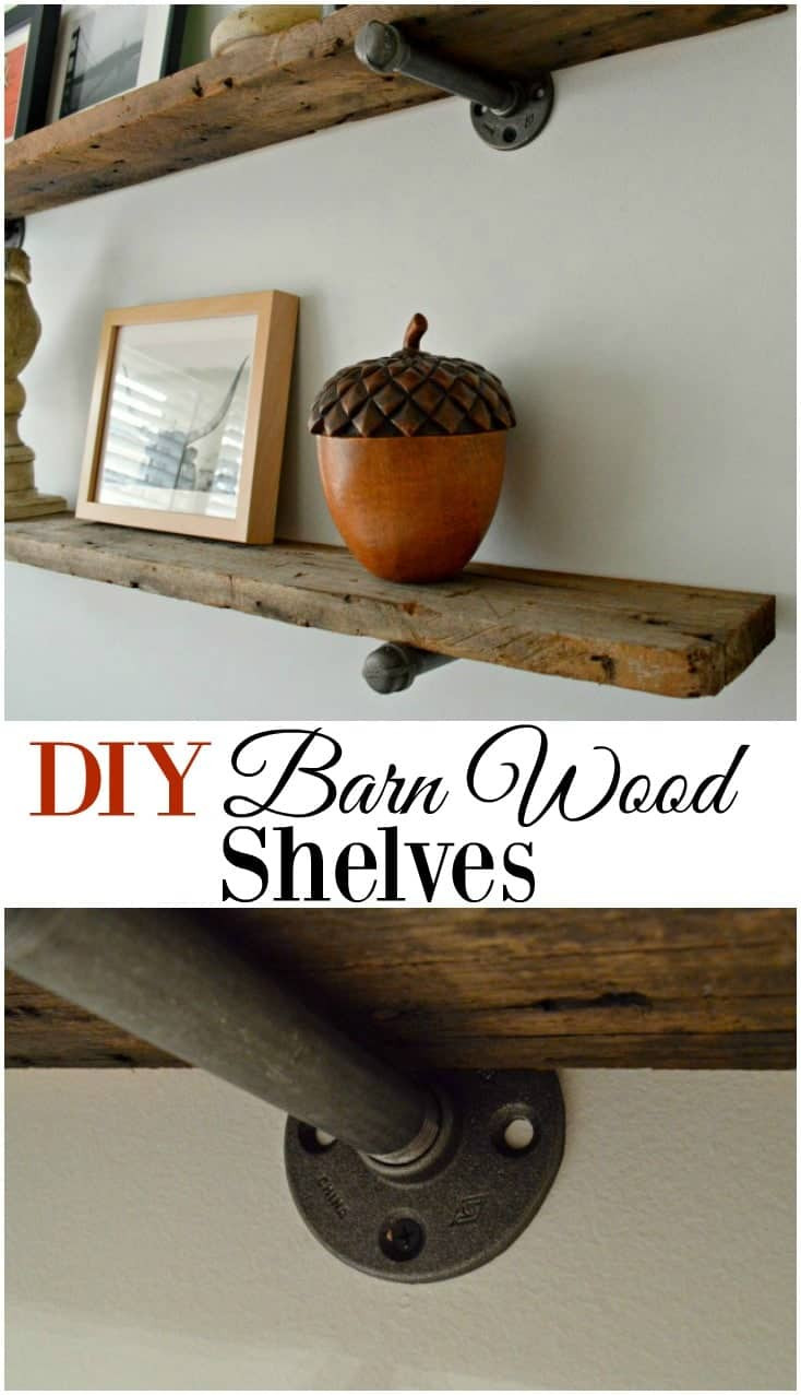 Best ideas about DIY Barn Wood Shelves
. Save or Pin DIY Barn Wood Shelves Now.