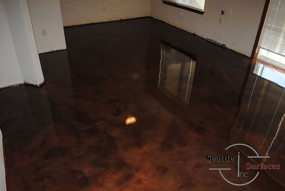 Best ideas about DIY Basement Flooring
. Save or Pin Designer Epoxy Basement Floor After Failed DIY Now.