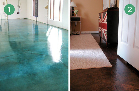 Best ideas about DIY Basement Floors
. Save or Pin 10 Easy And Inexpensive DIY Floor Finishes Curbly DIY Now.