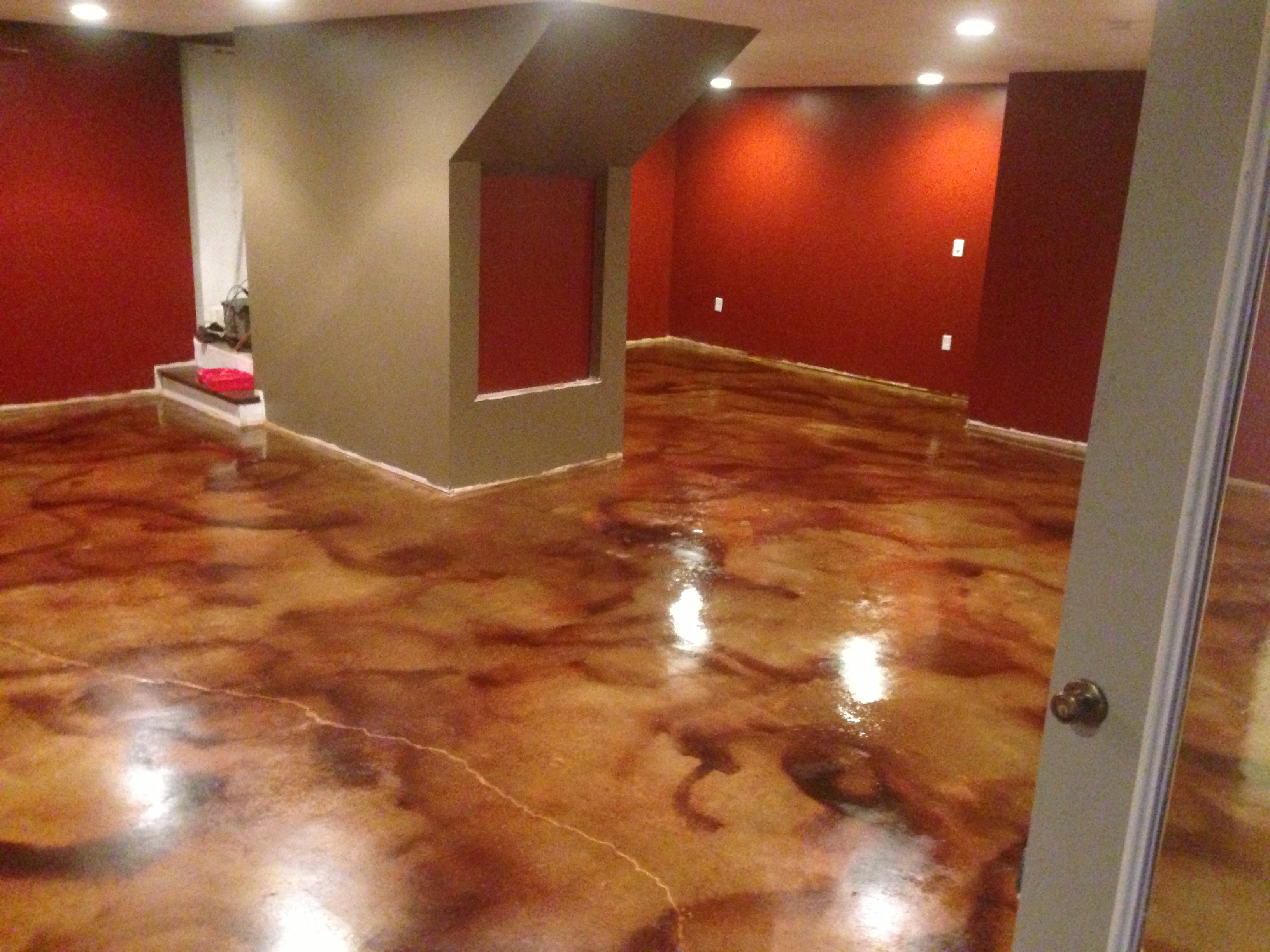 Best ideas about DIY Basement Floors
. Save or Pin How To Stain Concrete Basement Floors Direct Colors Now.