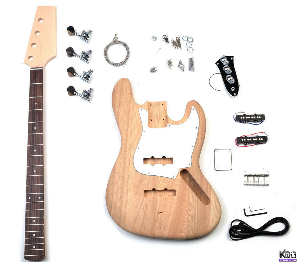 Best ideas about DIY Bass Kit
. Save or Pin DIY Jazz Style Bass Ash Wood JB Build Your Own Bass Guitar Now.