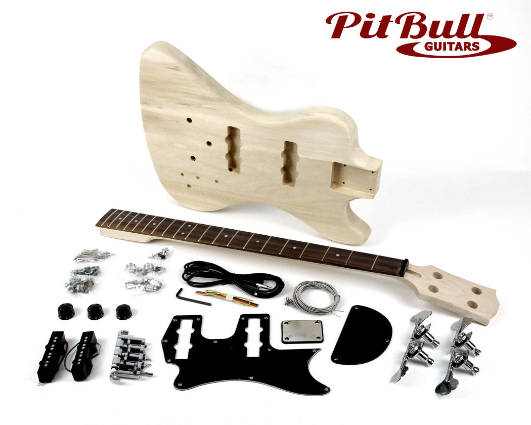 Best ideas about DIY Bass Kit
. Save or Pin Pit Bull Guitars RD 4 Electric Bass Guitar Kit Pit Bull Now.