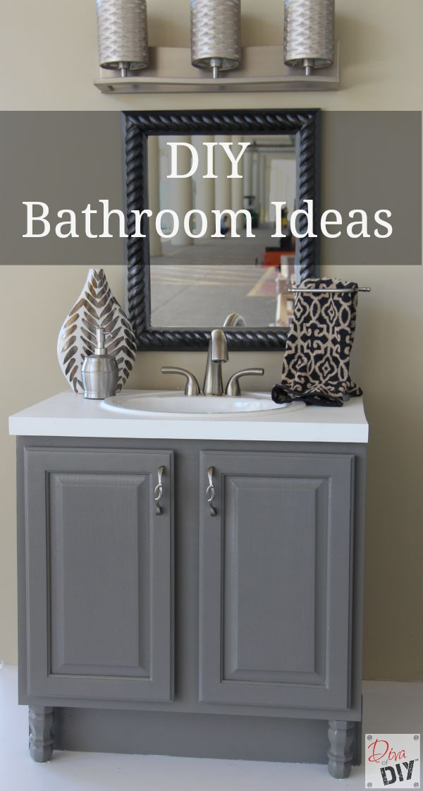 Best ideas about DIY Bathroom Ideas
. Save or Pin 4 DIY Bathroom Ideas that are Quick and Easy l Diva of DIY Now.