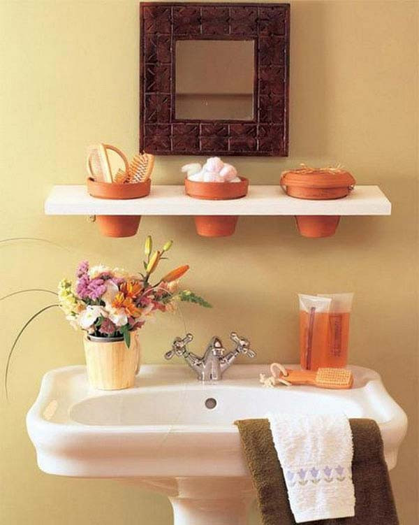 Best ideas about DIY Bathroom Ideas
. Save or Pin 30 Brilliant DIY Bathroom Storage Ideas Now.