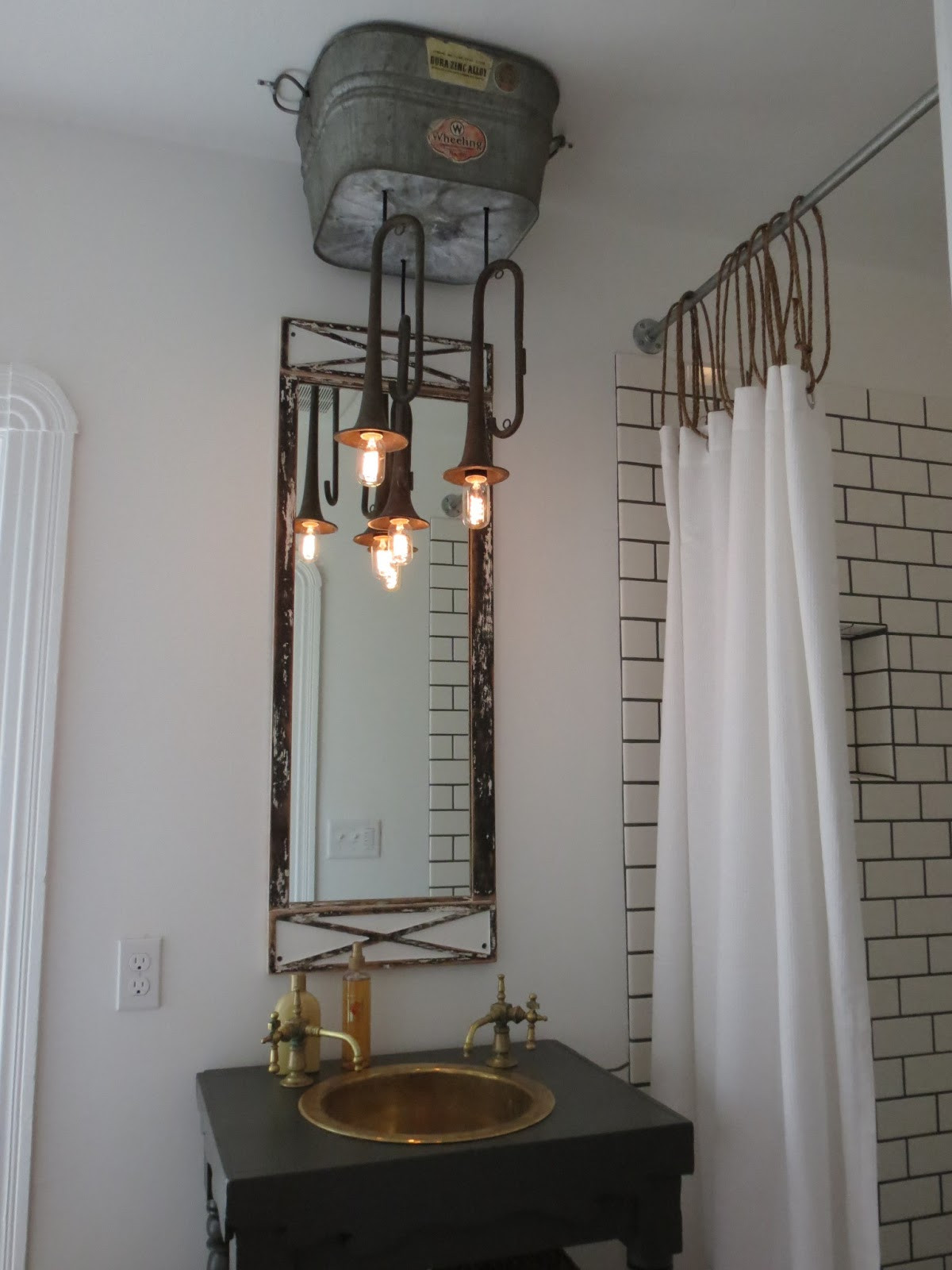Best ideas about DIY Bathroom Lights
. Save or Pin Before and After DIY Bathroom Now.